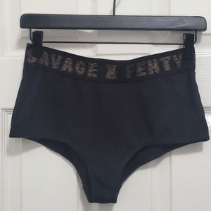 Savage X Fenty Black Boy Shorts